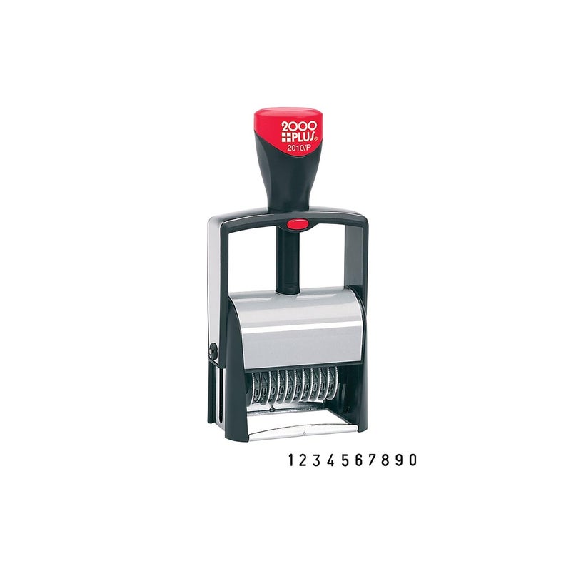 2000 Plus Classic Line 2010/P Numbering Machine, inch 10-Band-inch, Black Ink (011236) - Image 1